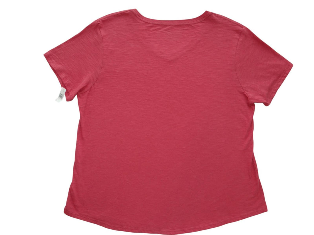 Disney DuckTales Women's Red V-Neck T-Shirt
