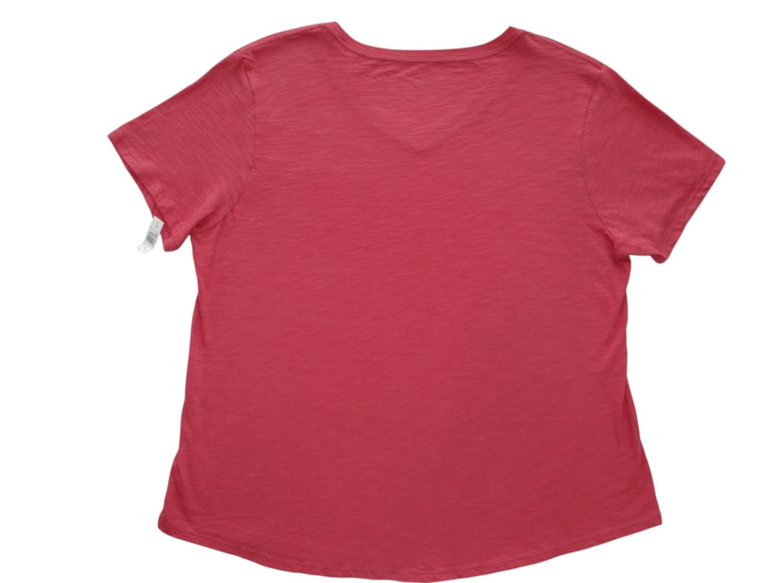 Disney DuckTales Women's Red V-Neck T-Shirt