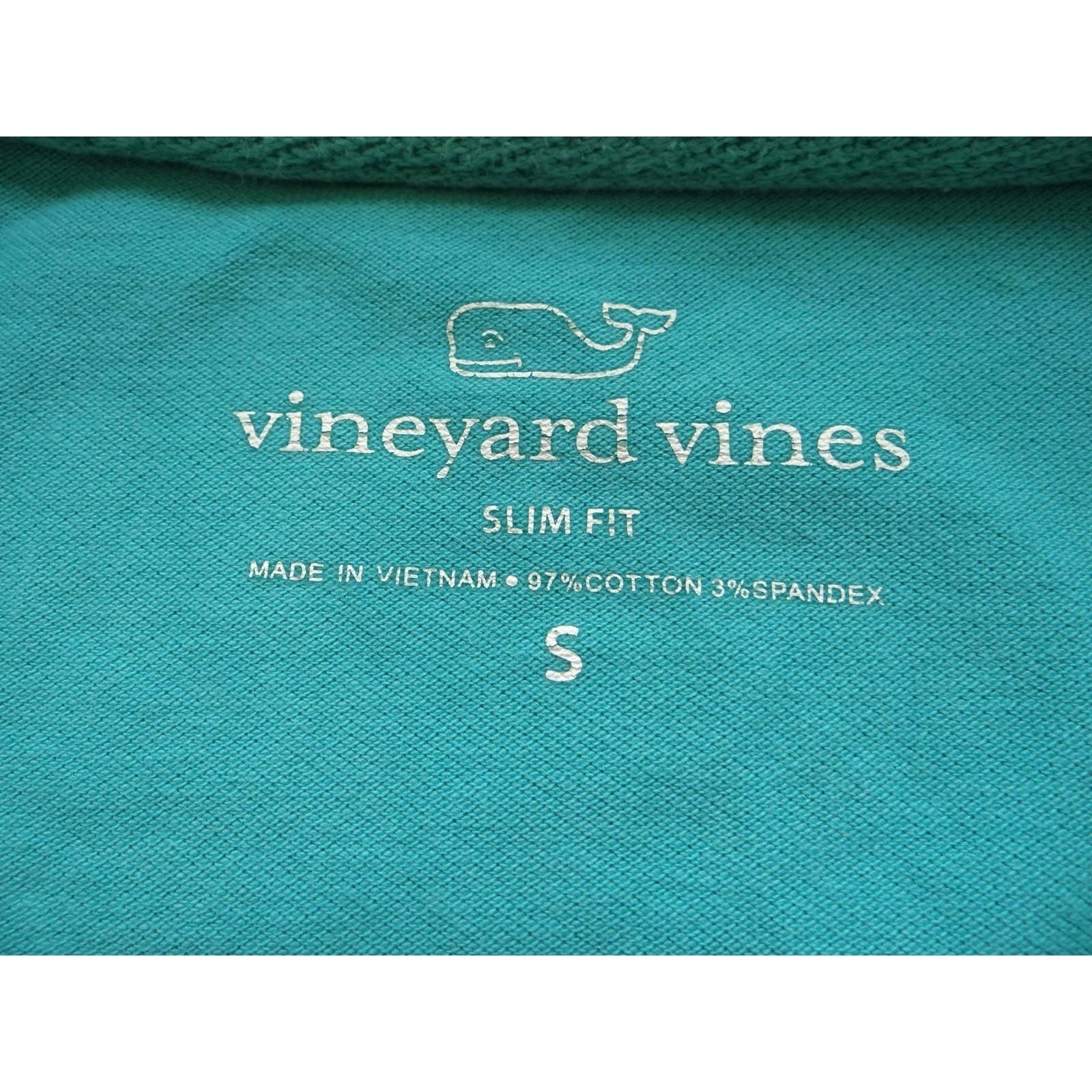 Vineyard Vines Slim Fit Polo - Aqua Blue - Size S