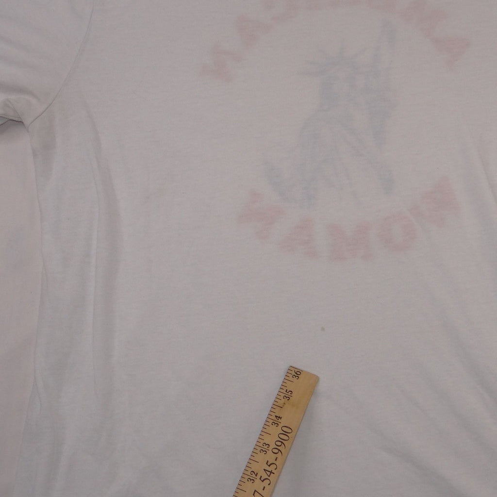 Bella Canvas American Woman Statue of Liberty Graphic Tee White Large