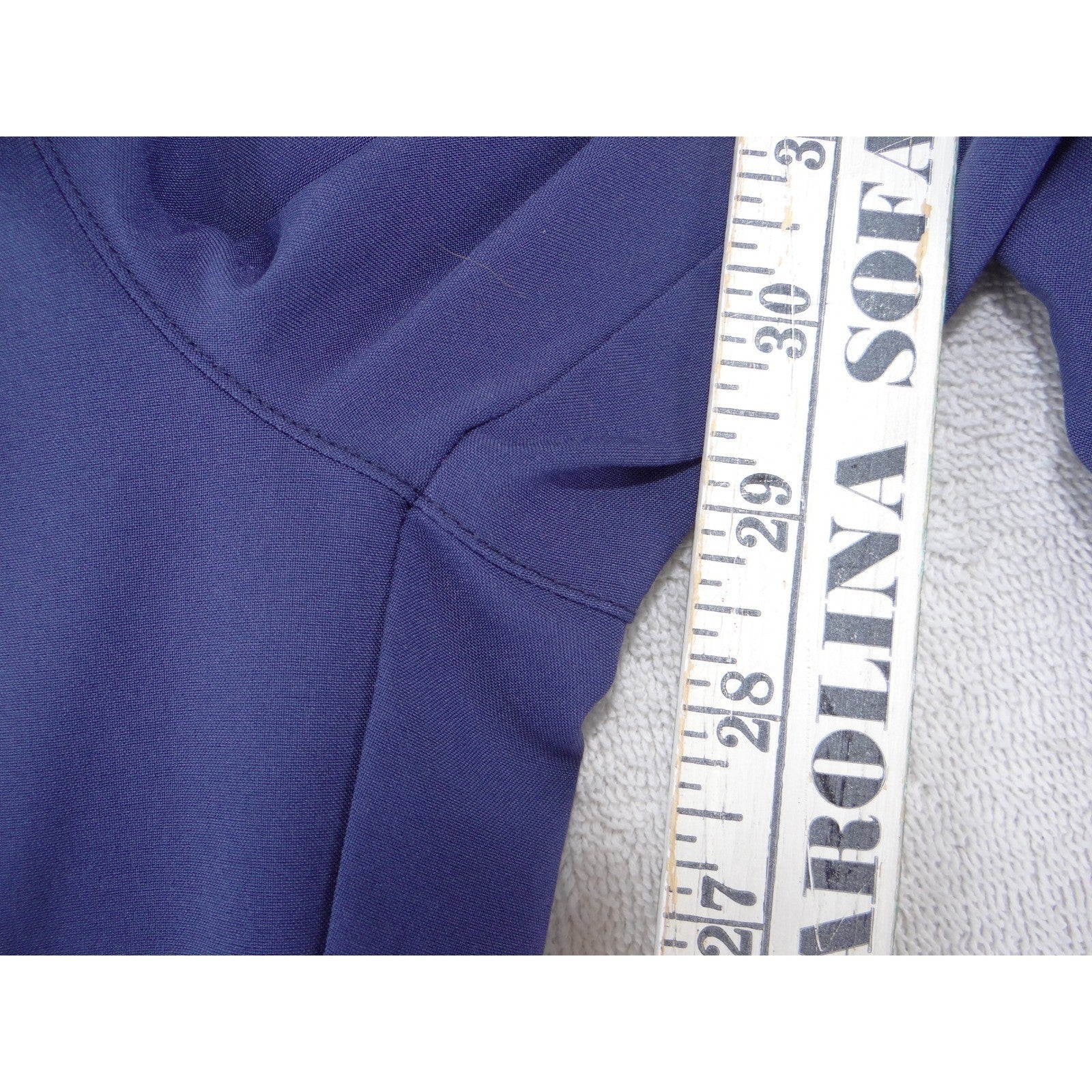 Elements Easy Stretch Navy Blue Scrub Set V-Neck Top Jogger Pants Med/Lg BU287