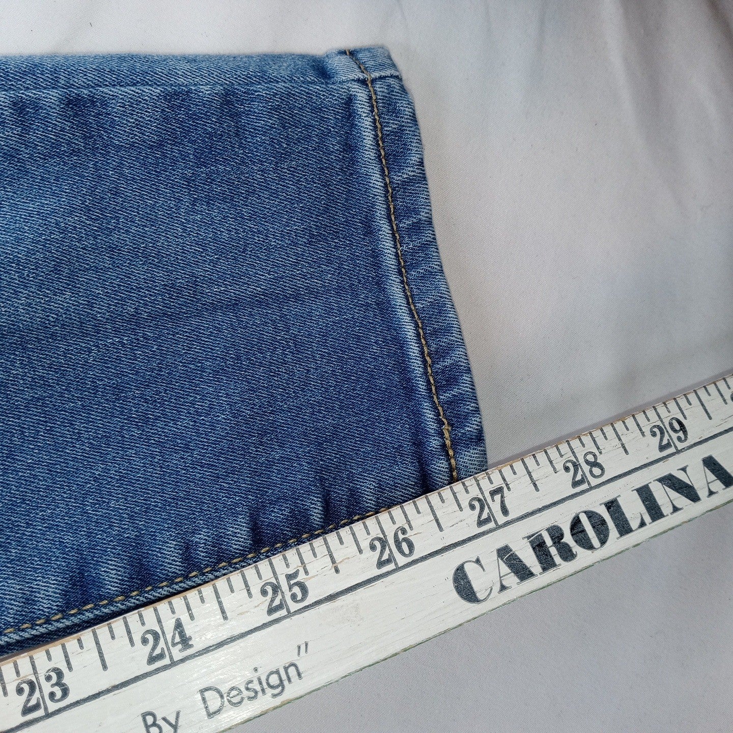 Universal Thread High Rise Skinny Jeans Patchwork Blue Denim Juniors Size 0 26R