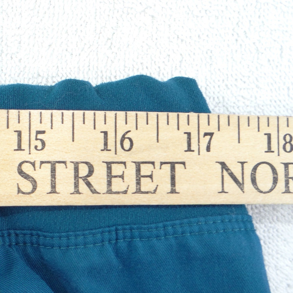 Cherokee Authentic Workwear Women Teal Blue Cargo Scrub Pants Large