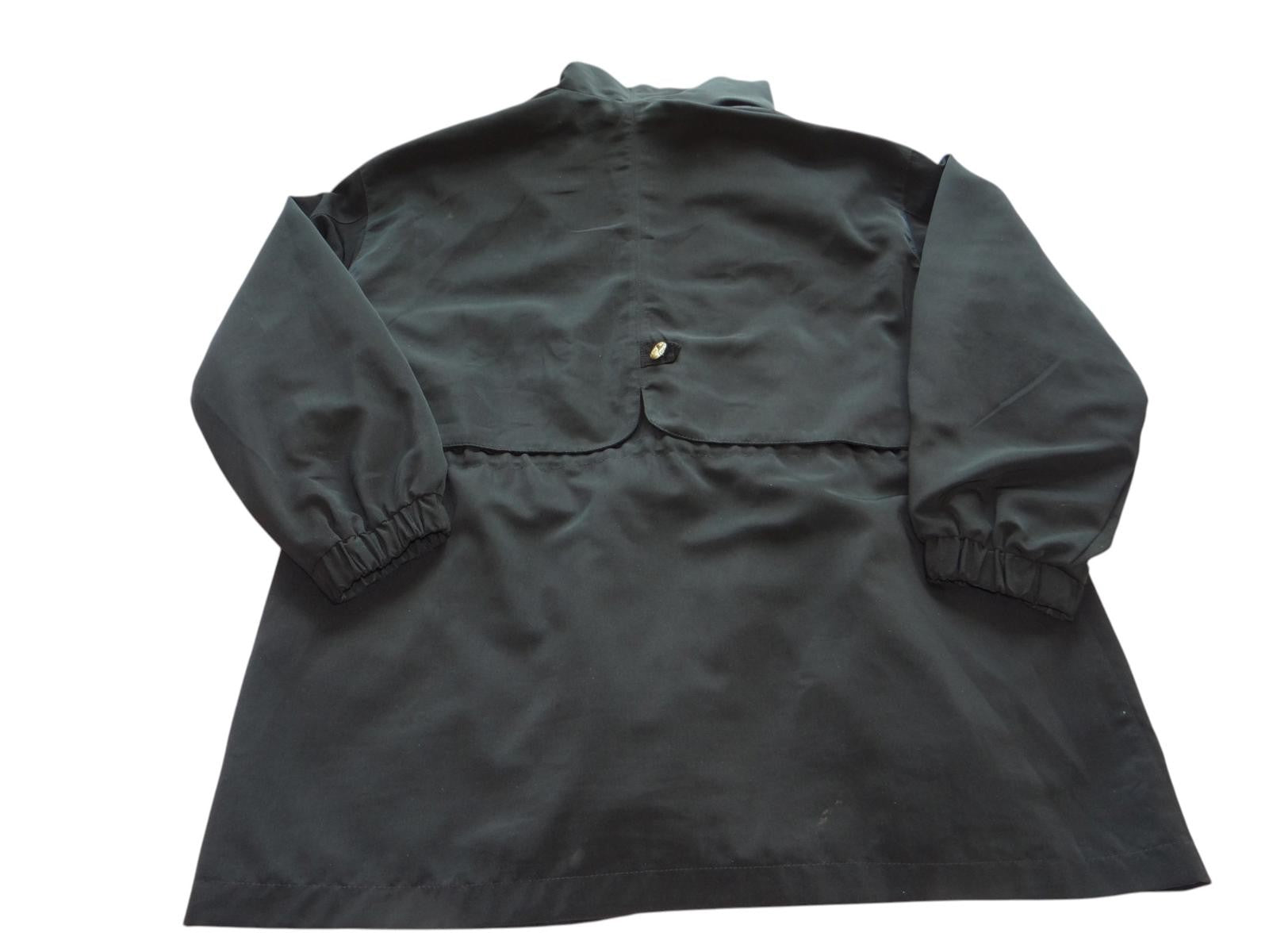 Giorgio Apondi Men's Black Raincoat Size 1X