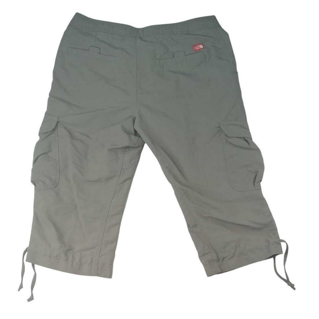The North Face Womens Cargo Capri Pants Khaki Outdoor Casual Size 8