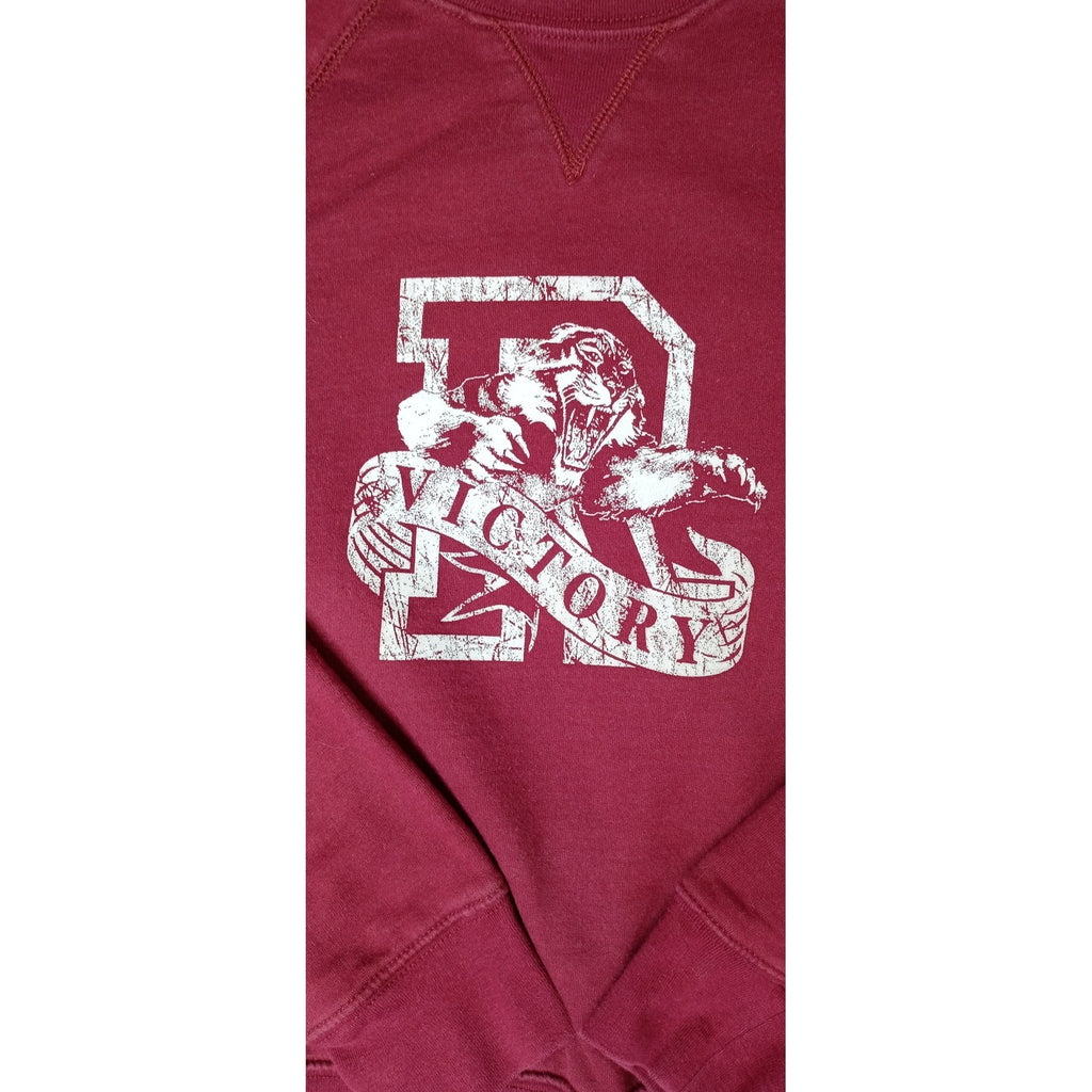 Route 66 Burgundy Tiger Victory Graphic Sweatshirt Women's Medium