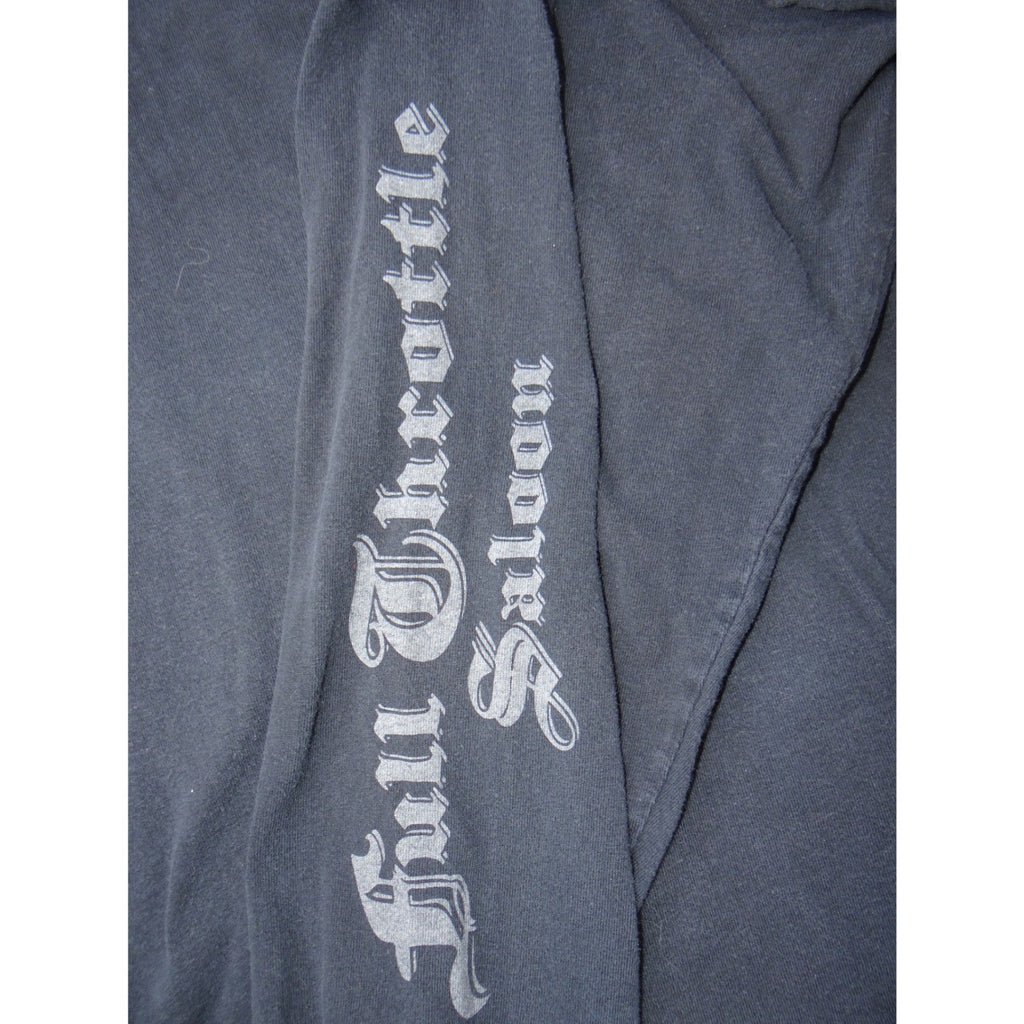 Full Throttle Saloon Sturgis Biker Graphic Long Sleeve T-Shirt Black Mens 3XL
