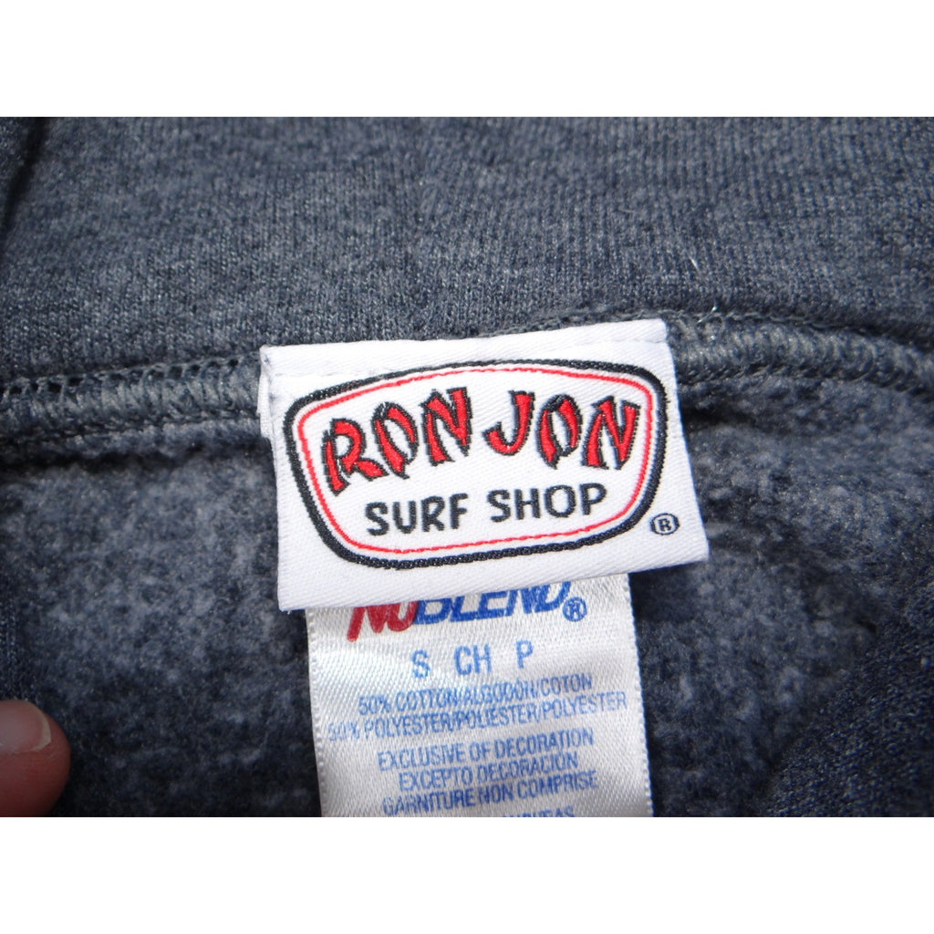 Ron Jon Surf Shop Ft Myers Hoodie Gray Pullover Size S Rainbow Logo