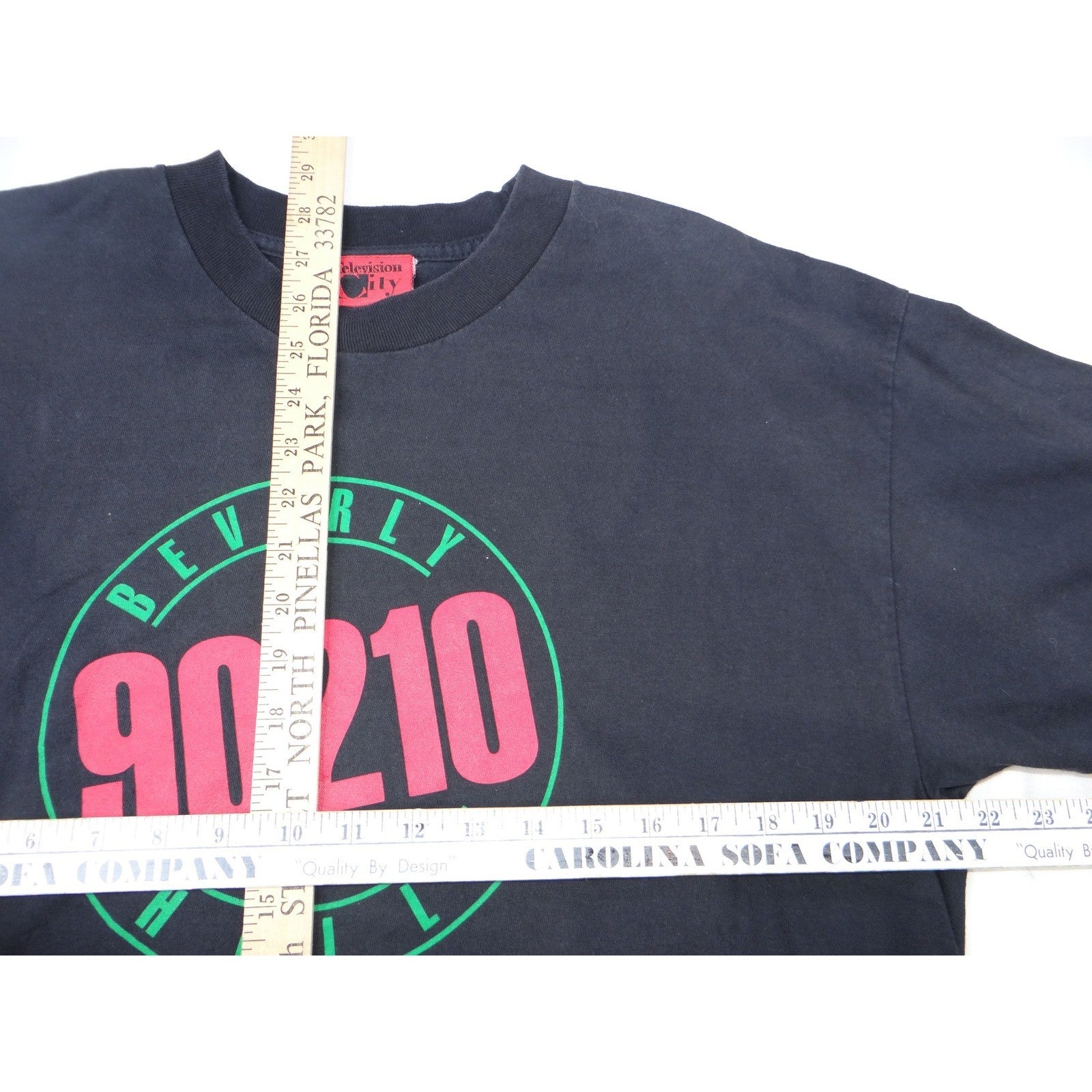 Beverly Hills 90210 Television City Black T Shirt XL Graphic Tee