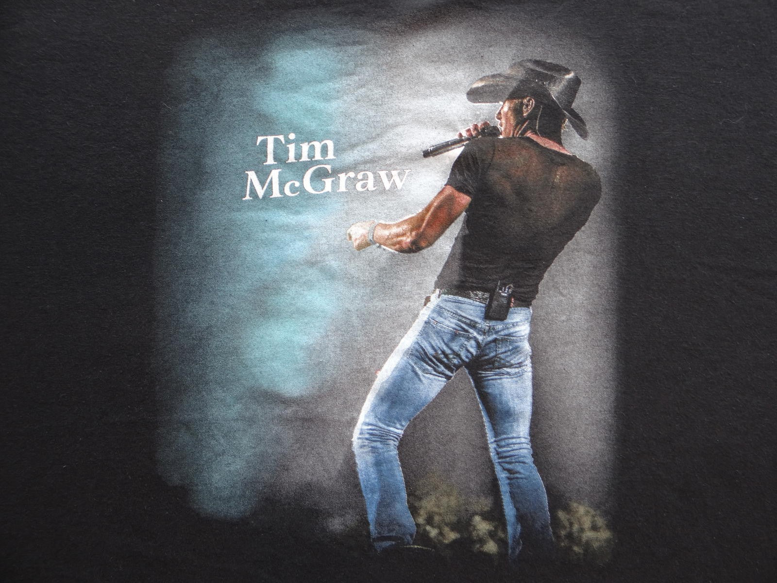 Tim McGraw Graphic T-Shirt - Black - 3XL