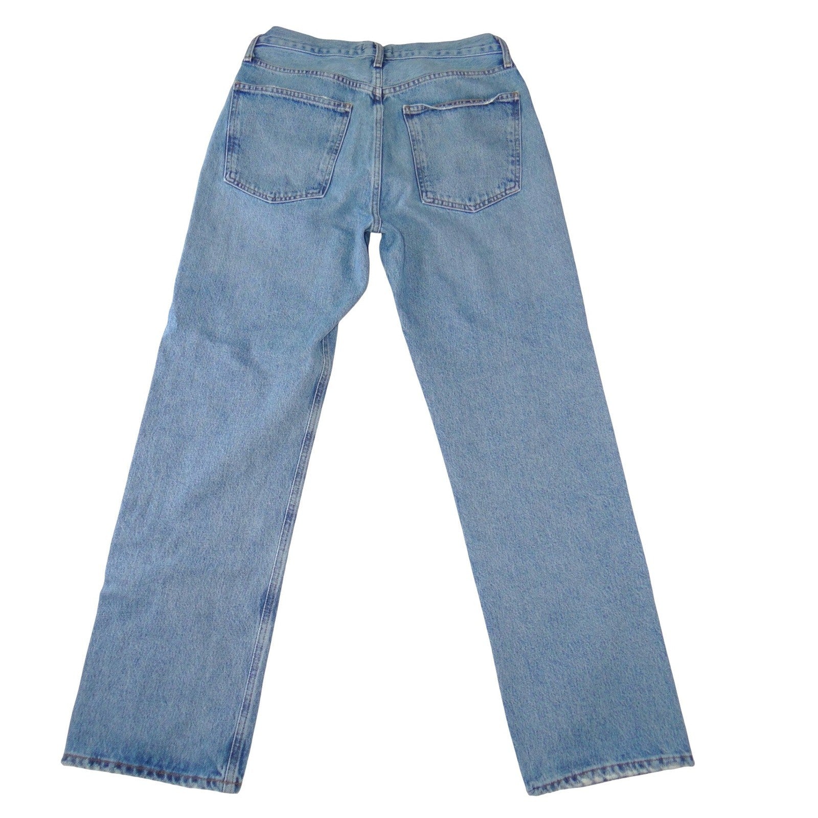 AGOLDE 90s Pinch Waist High Rise Straight Leg Jeans Light Wash Blue 29