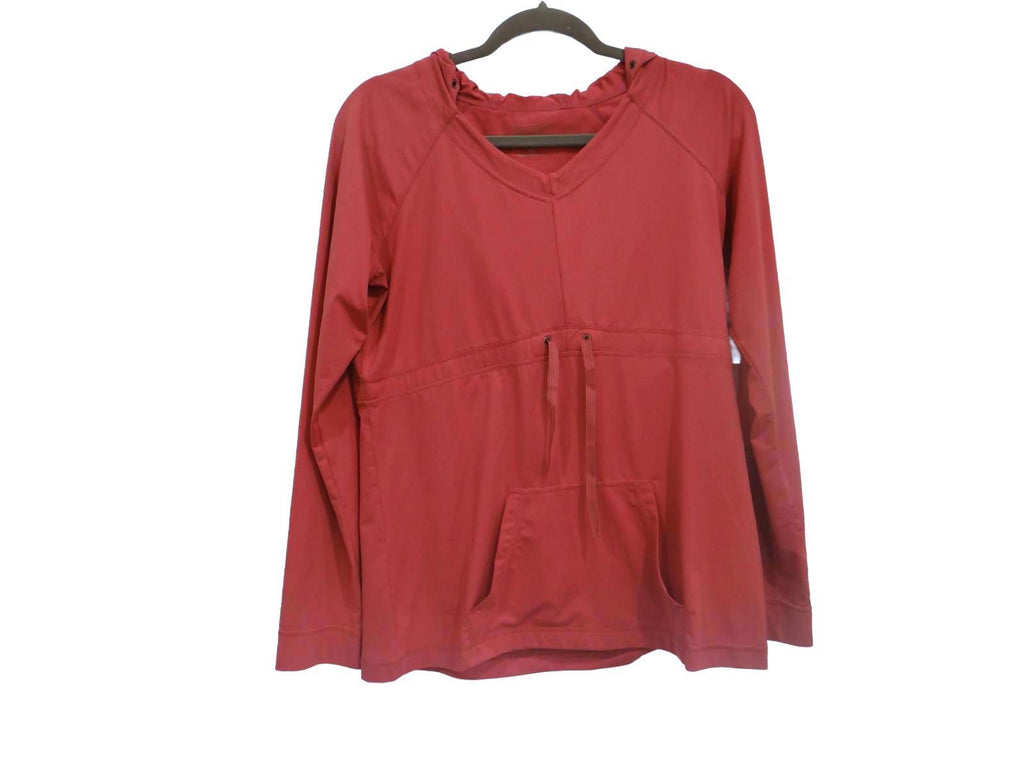 Athleta Women's Mauve Pullover Hoodie - Stylish & Comfortable - Medium