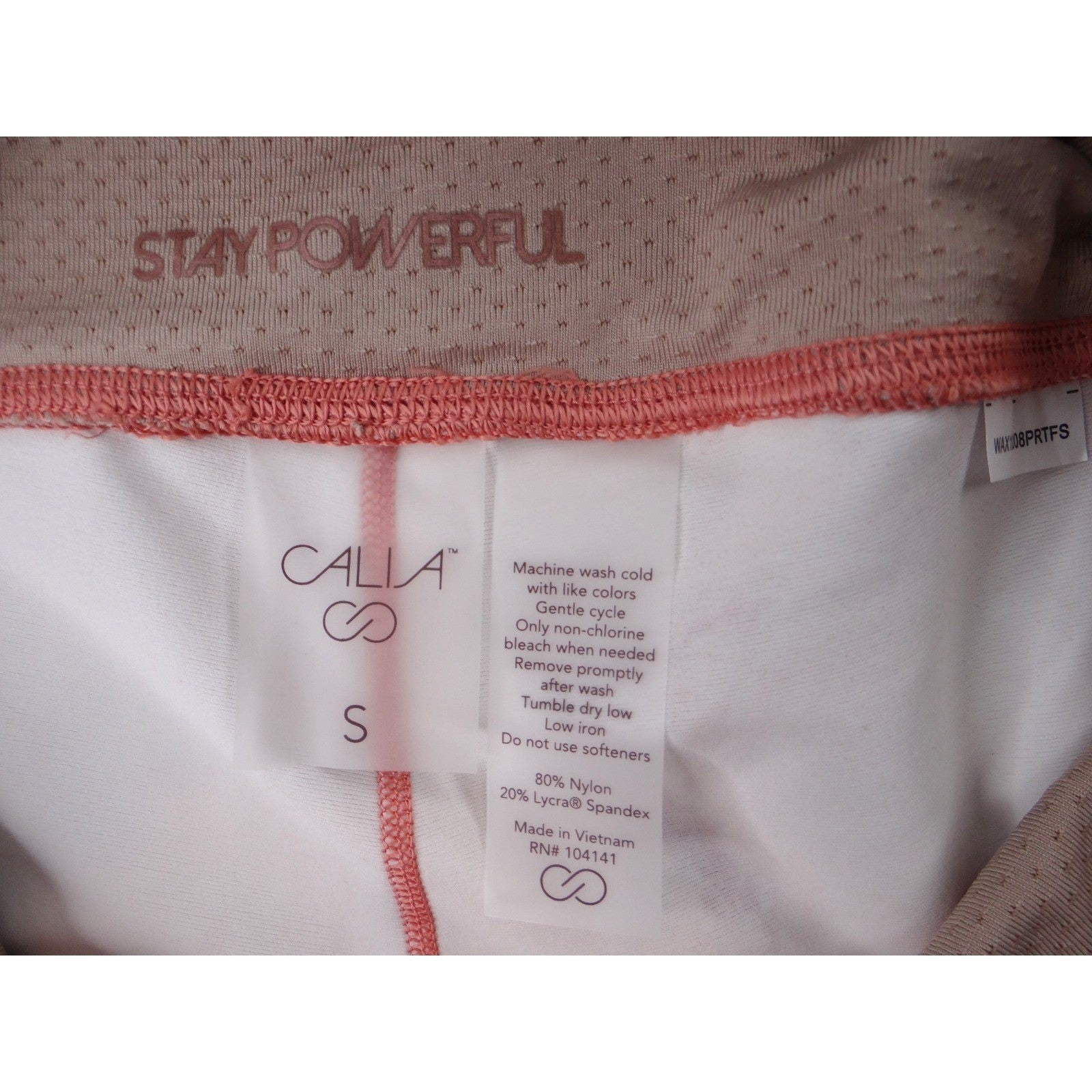 Calla Stay Powerful Women's Size S Abstract Swirl Print Athletic Leggings