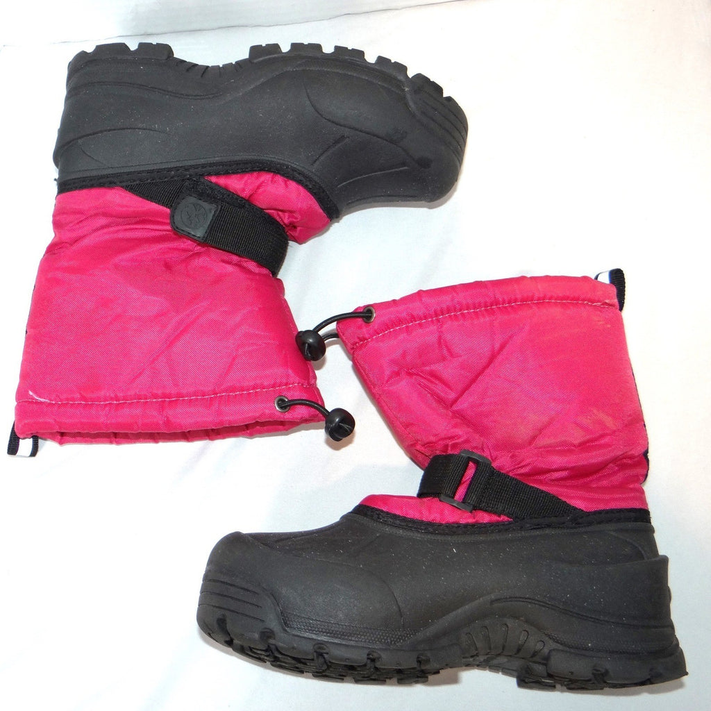 Northside Kids Pink Black Thinsulate Insulated Winter Snow Boots Size 3