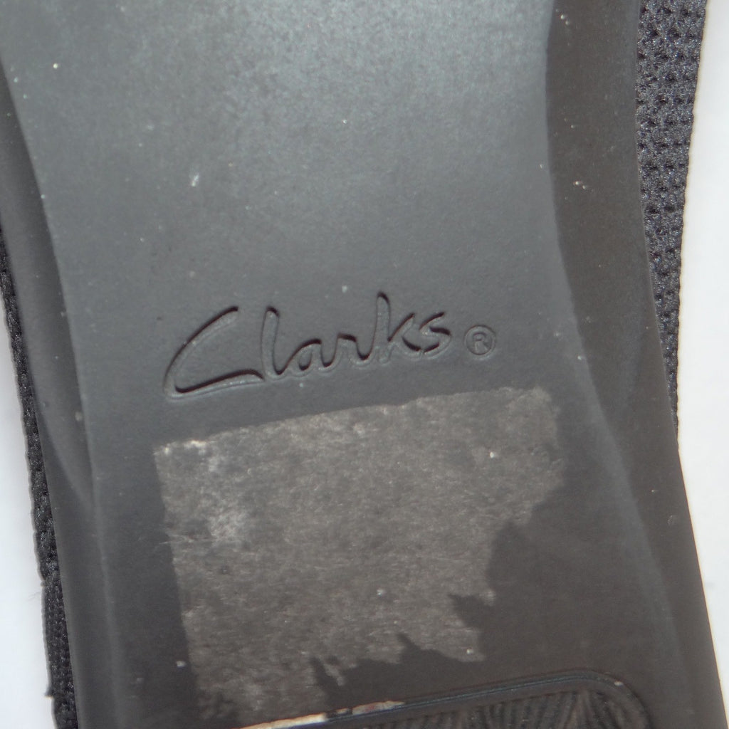 Clarks Cloudsteppers Step June Shell Black Knit Ballet Flats Womens Size 9 M