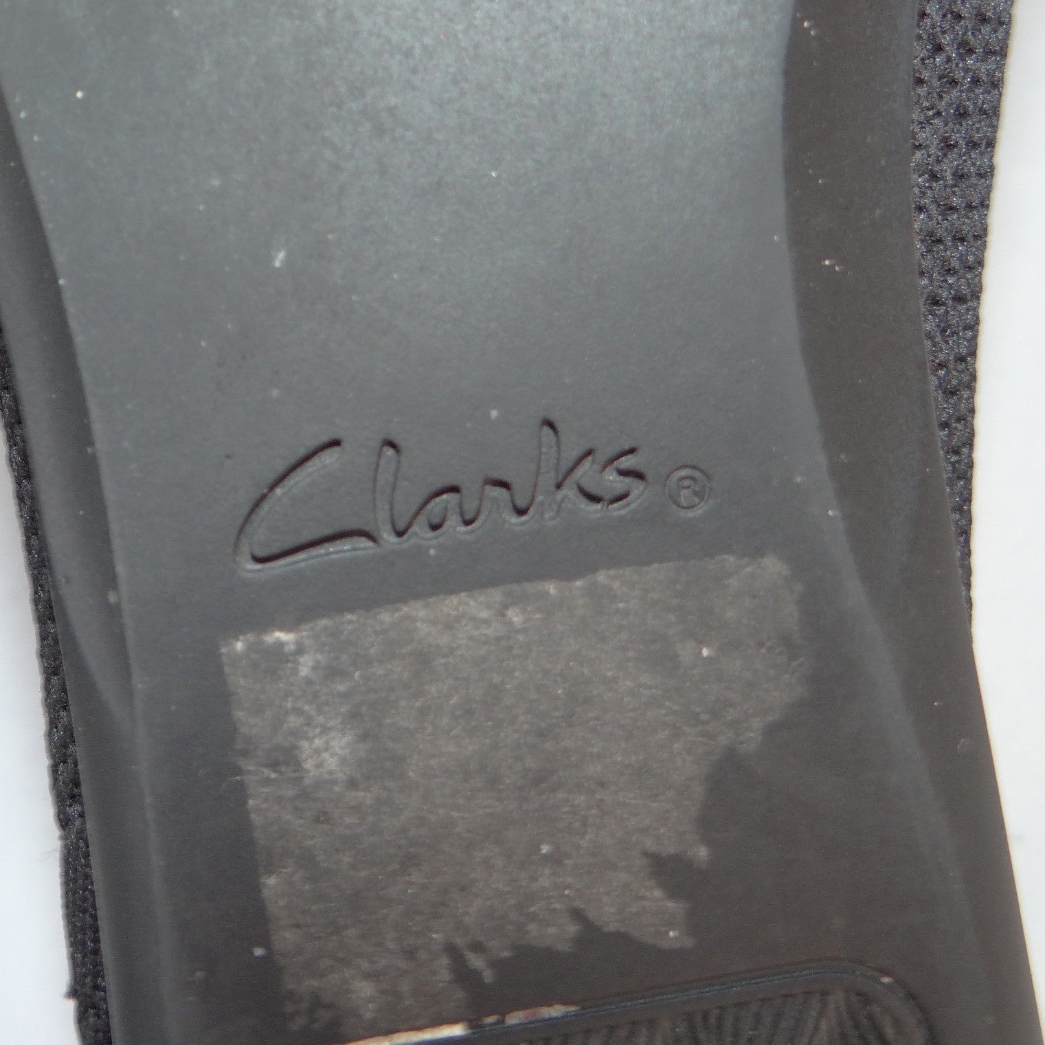 Clarks Cloudsteppers Step June Shell Black Knit Ballet Flats Womens Size 9 M