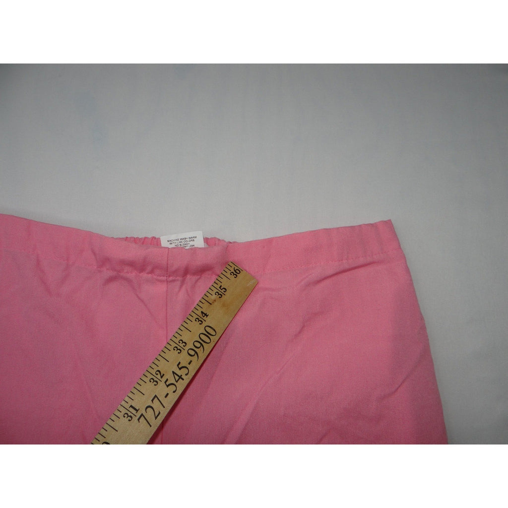 Malibu Doc Pink Wide Leg Scrub Pants Women TXS Elastic Waist Flare Tall