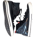 Converse Chuck Taylor All Star High Top Black Patent Leather Red Lining Sneakers