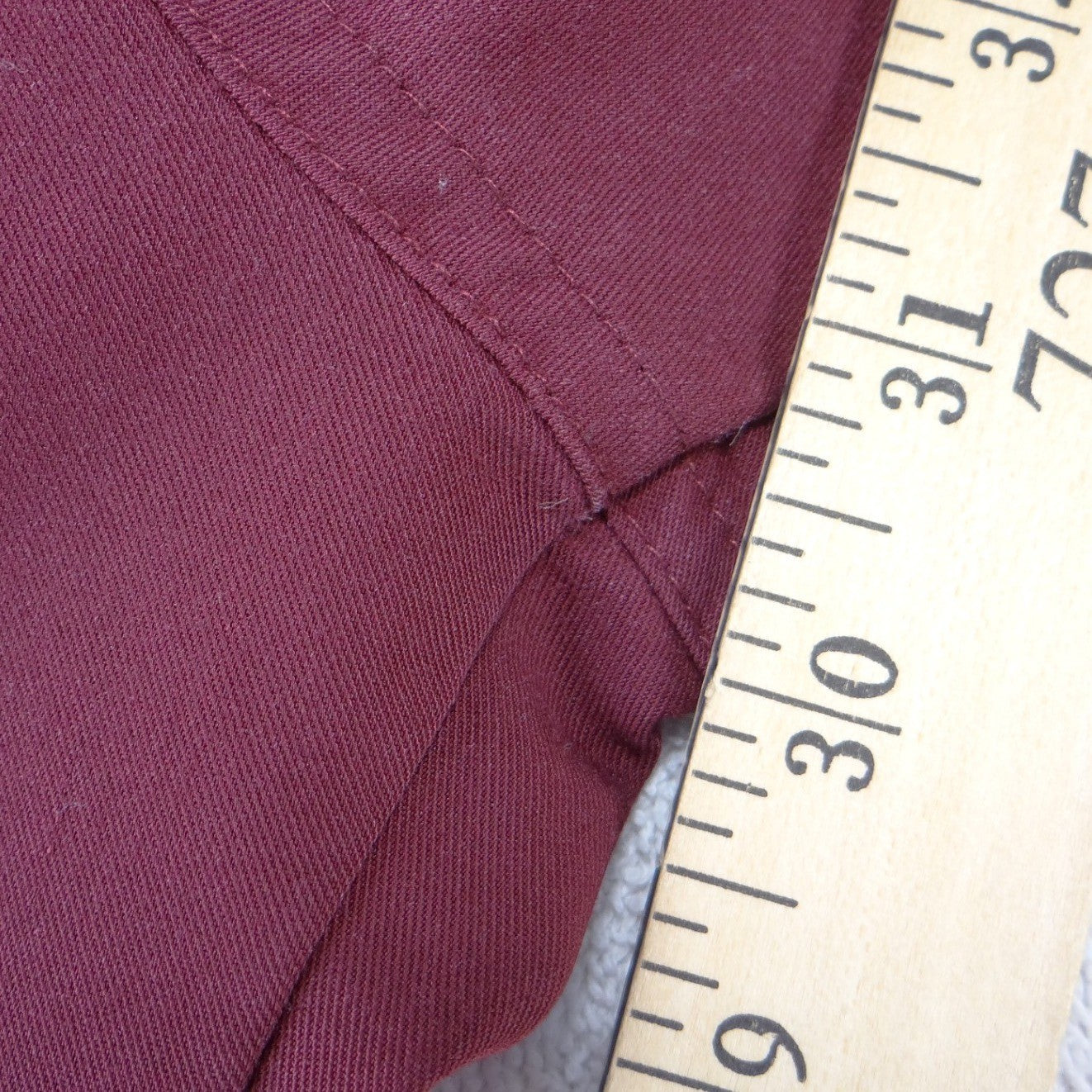 FIGS Technical Collection  Burgundy Cargo Scrub Pants Women XS Straight Leg