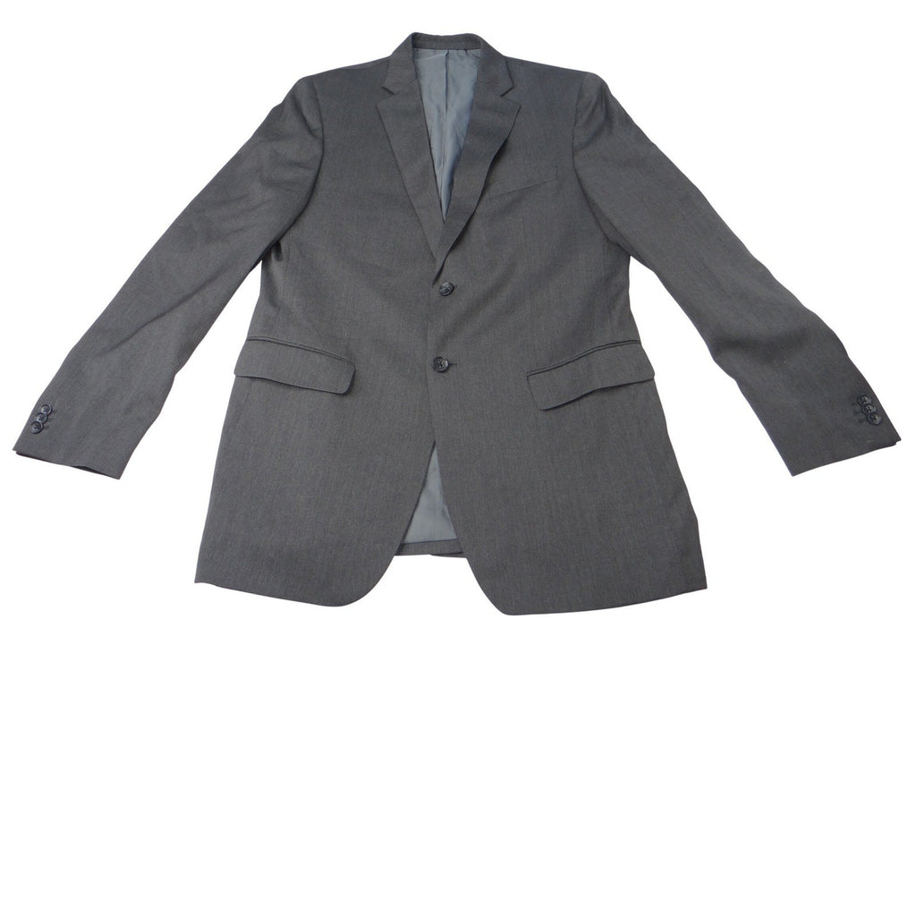 Banana Republic Modern Fit 42L Charcoal Grey Wool Blend Suit Jacket Blazer