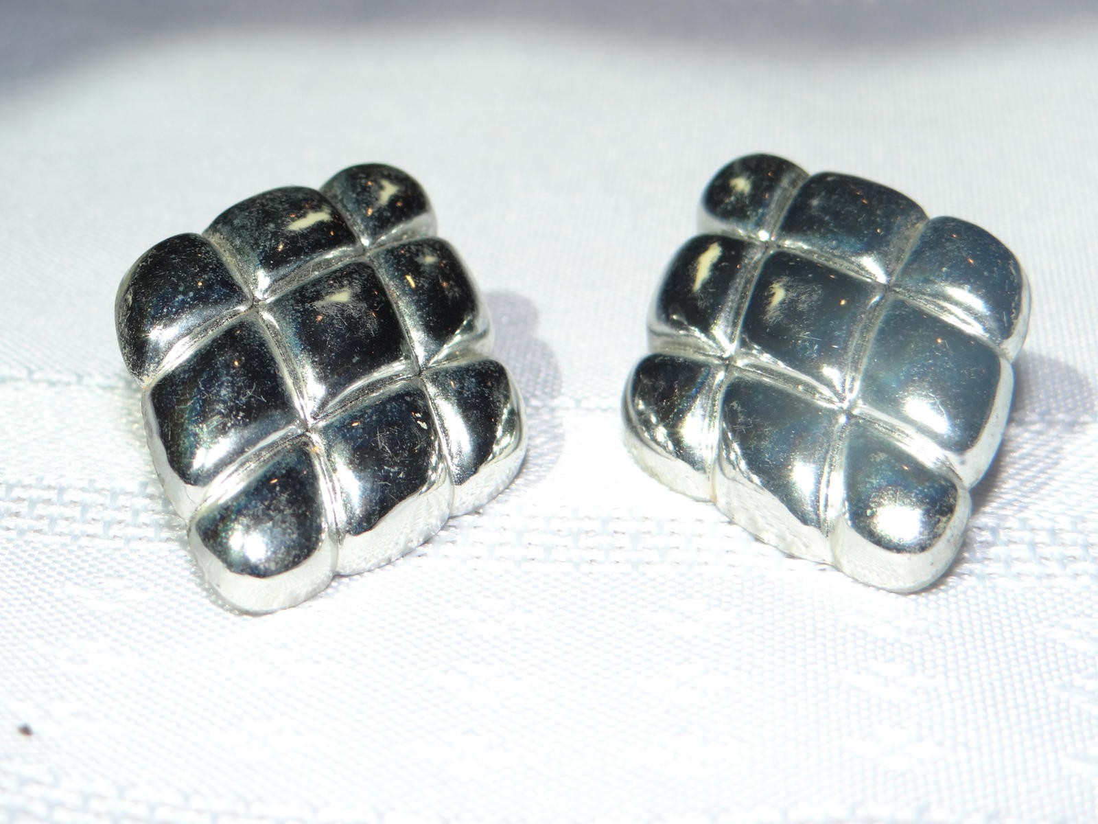 Vintage Silver-toned Earrings