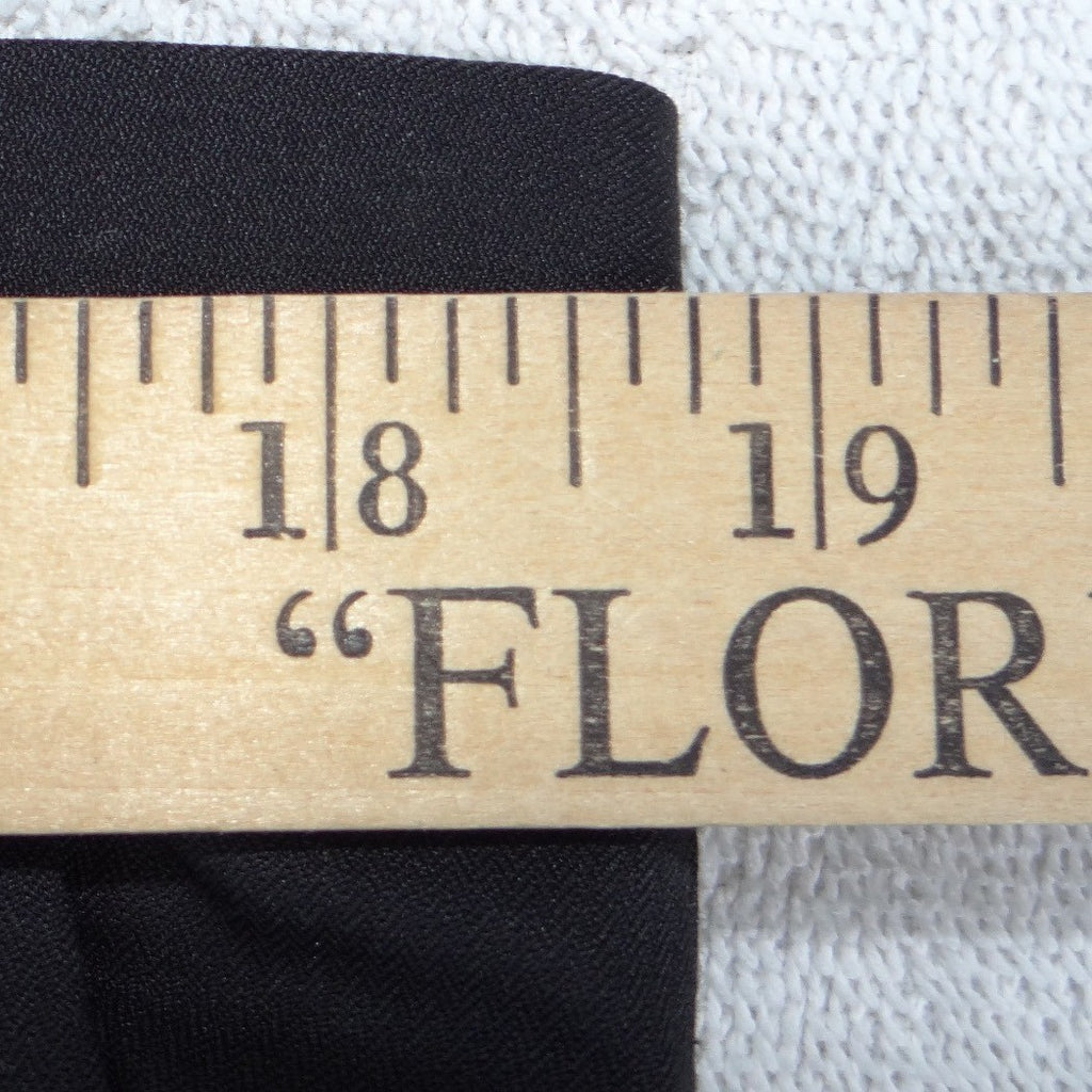 JF J Ferrar Mens Black Dress Pants Flat Front Straight Leg 36x29 Solid