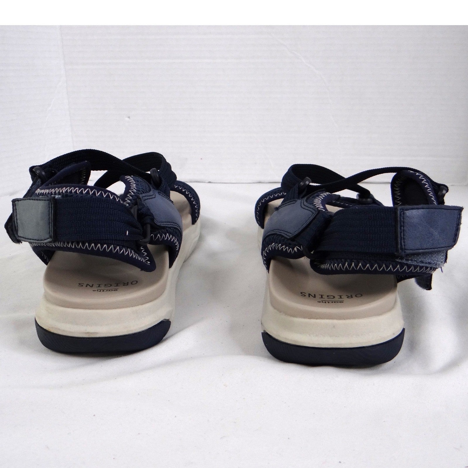 Earth Origins Vivvy Mens Navy Blue Sport Sandals Adjustable Straps Size 11