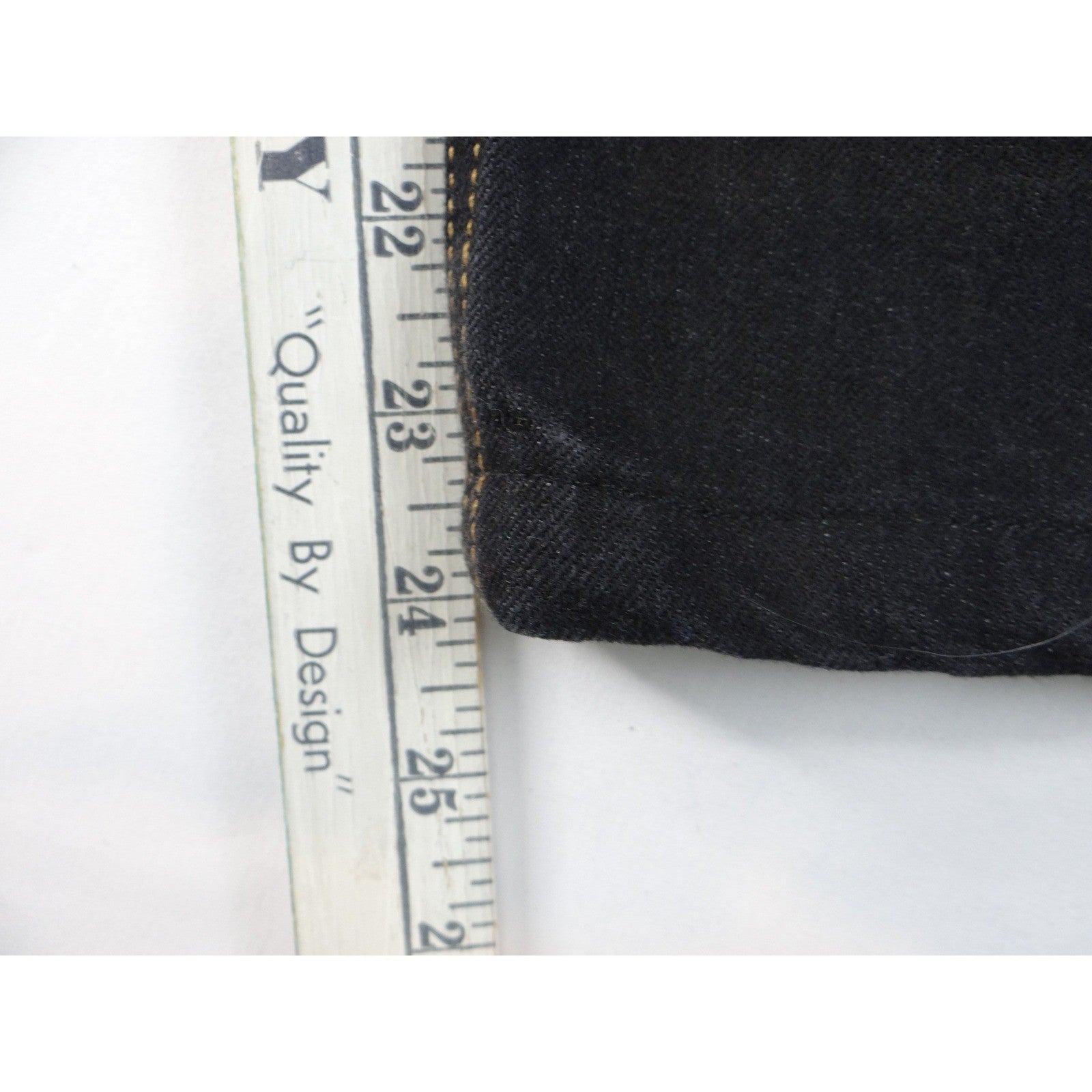 Altered Custom Levi Strauss 505 Mens Black Straight Fit Jeans Size 34x24