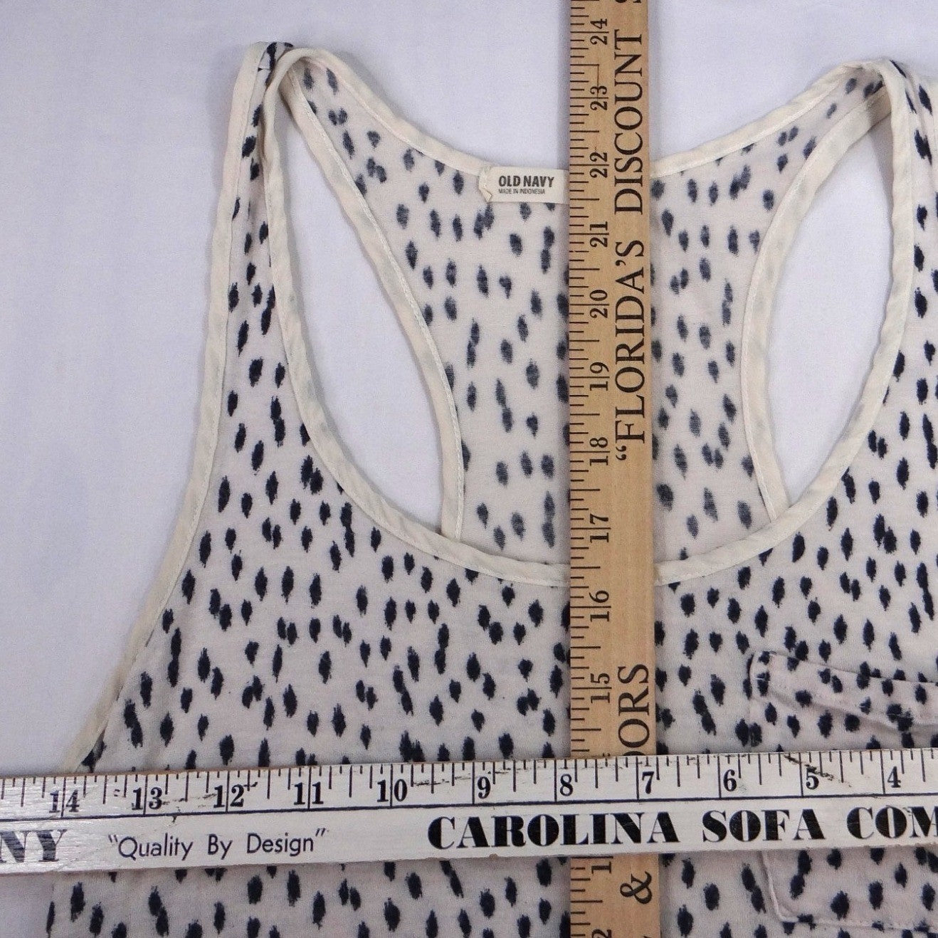 Y2K Vibes Old Navy Women's Juniors Medium Cream Leopard Print Racerback Tank Top