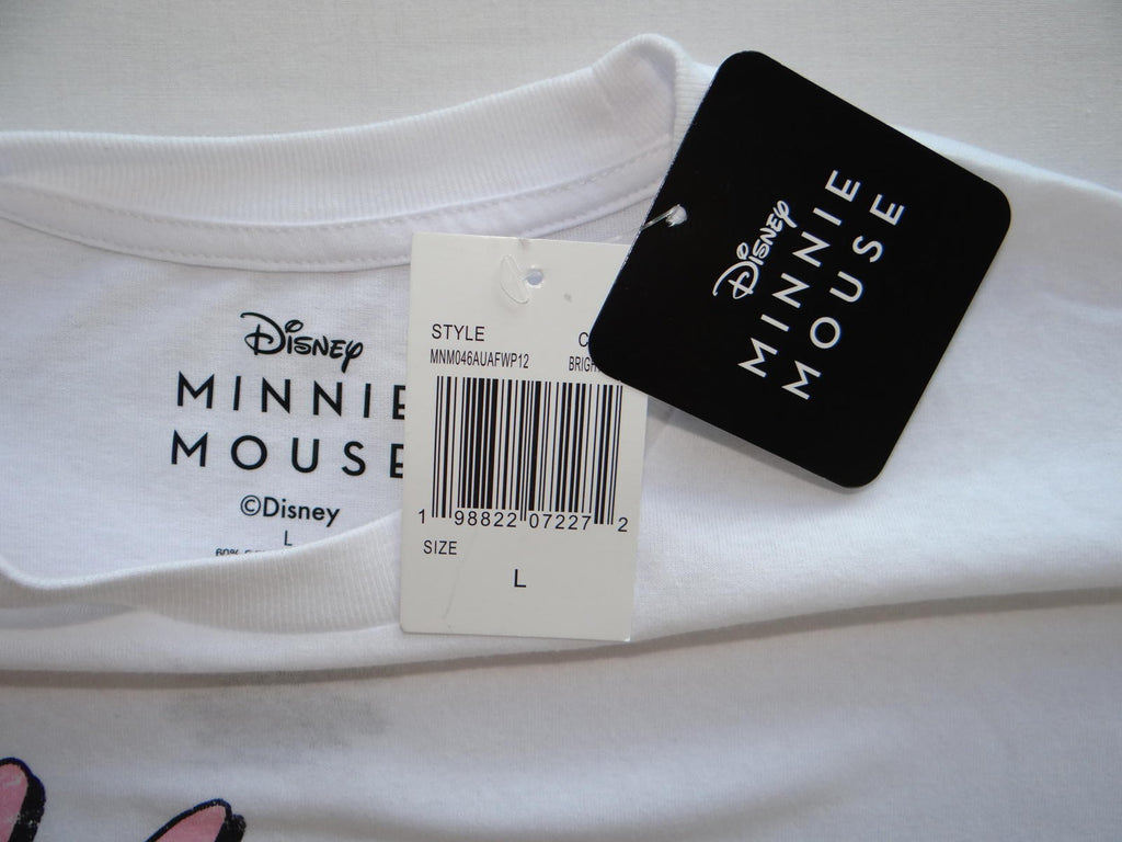 Disney Minnie Mouse Racing Graphic T-Shirt - Size L