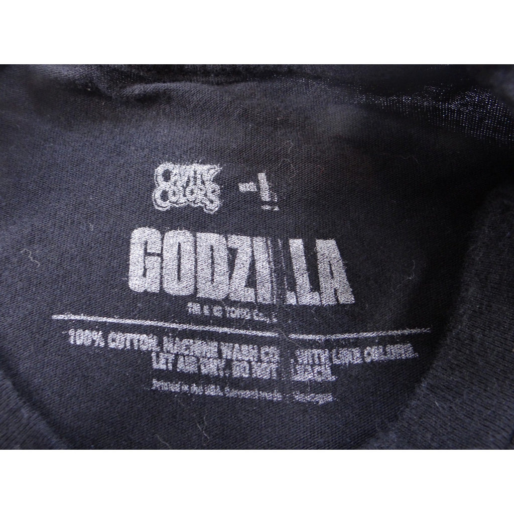 Black Godzilla King of the Monsters Graphic T Shirt Men's Size Large