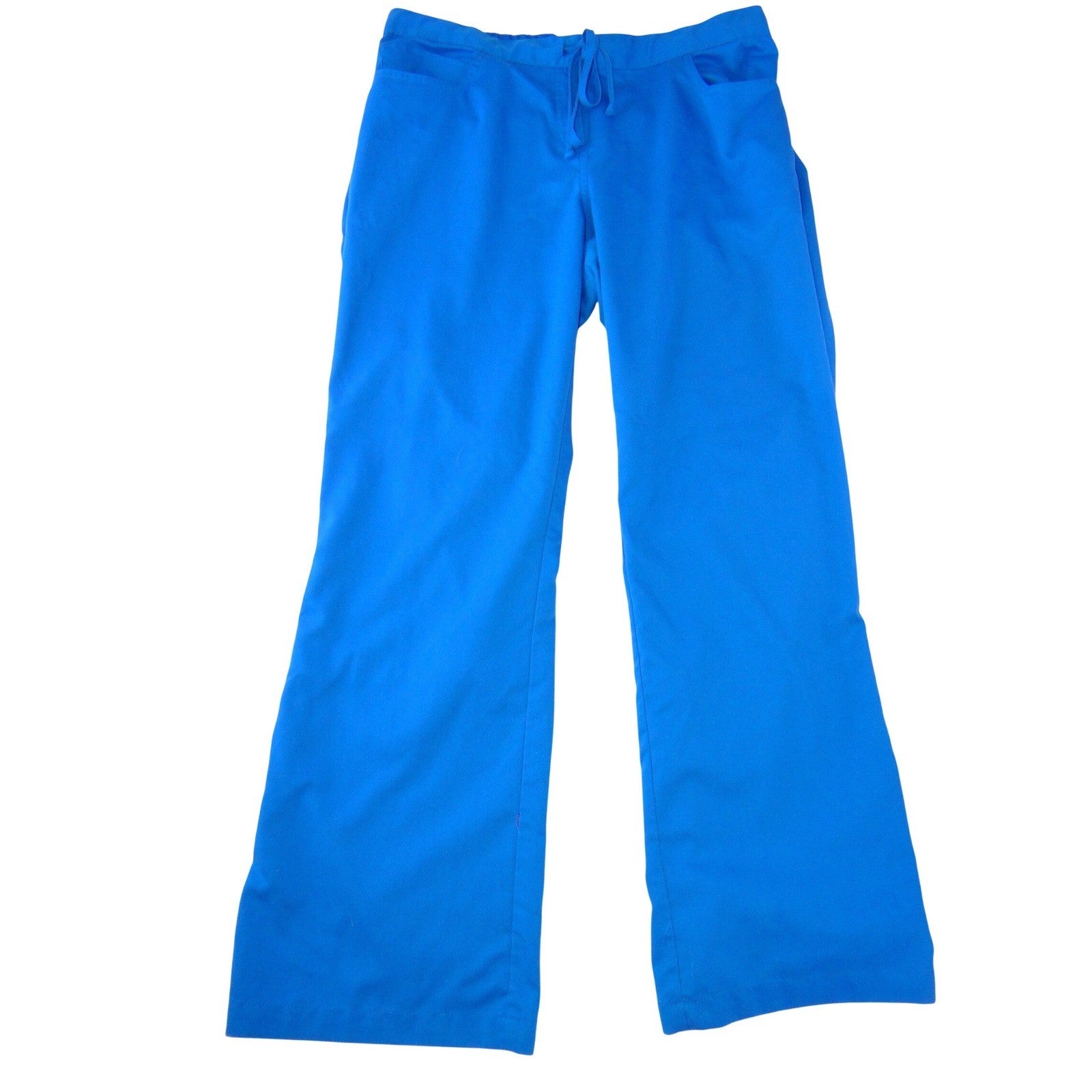 Greys Anatomy by Barco Womens Royal Blue Scrub Pants Drawstring Waist Large