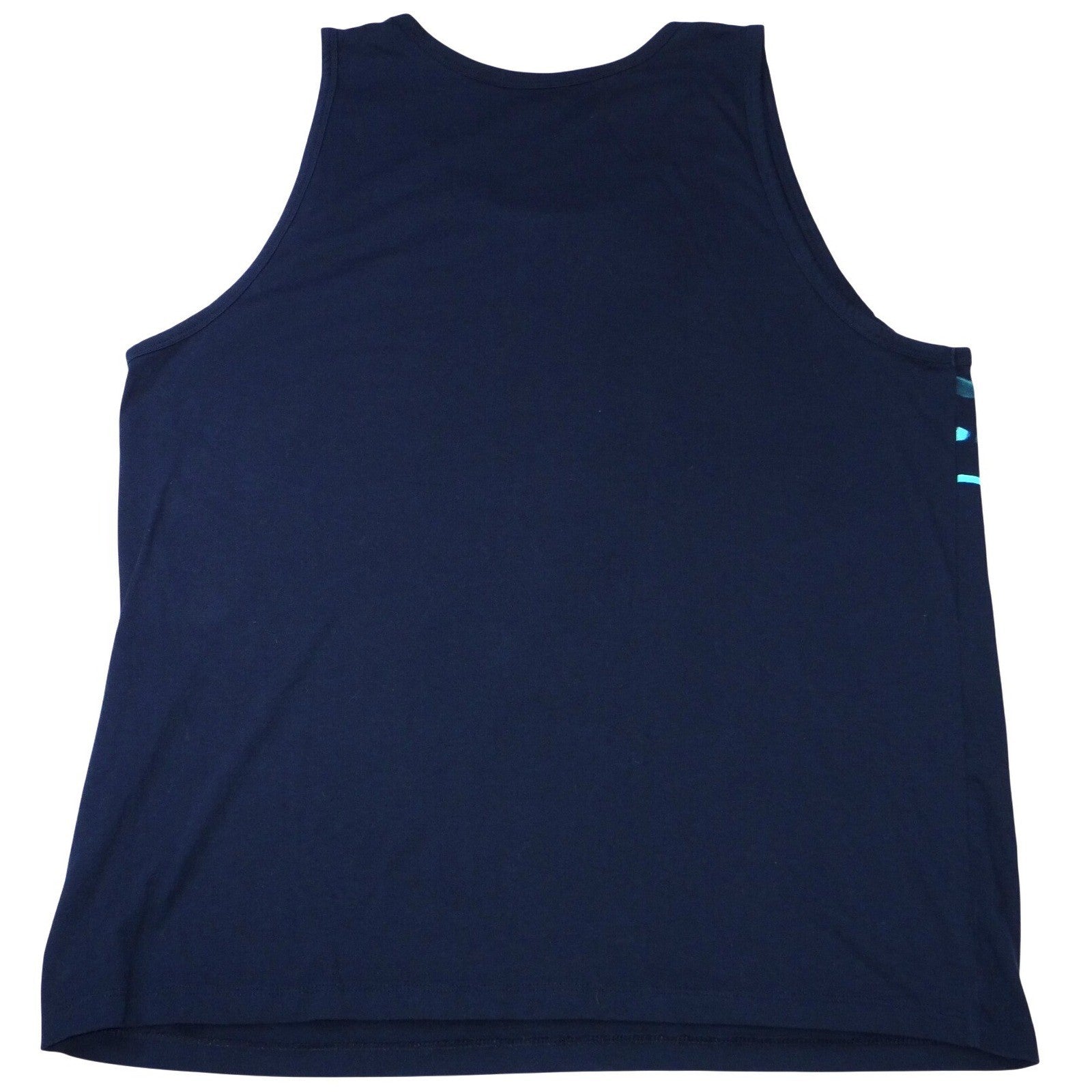 Old Navy Mens Navy Tropical Leaf Print Tank Top XL Soft Washed Athletic
