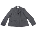 Alfred Dunner Womens Black Two Button Blazer Jacket Plus Size 18 Professional