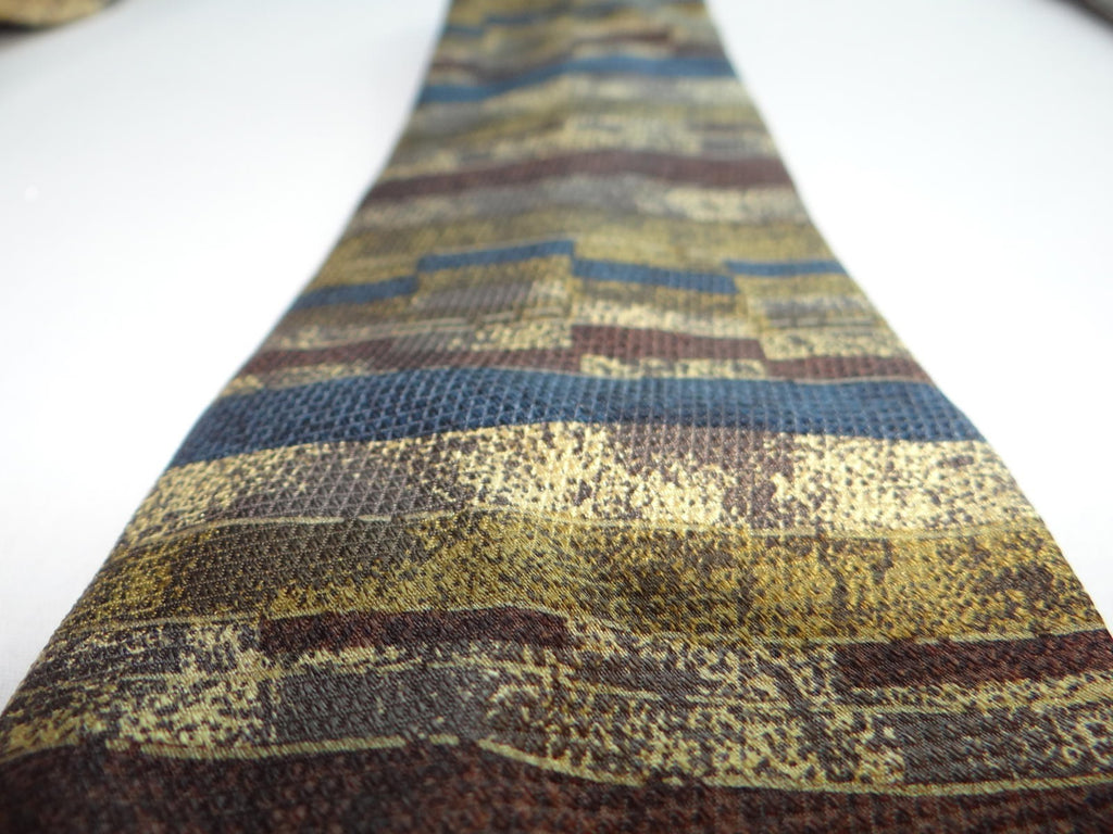 Lamberti 100% Silk Made in Italy Striped Tie
