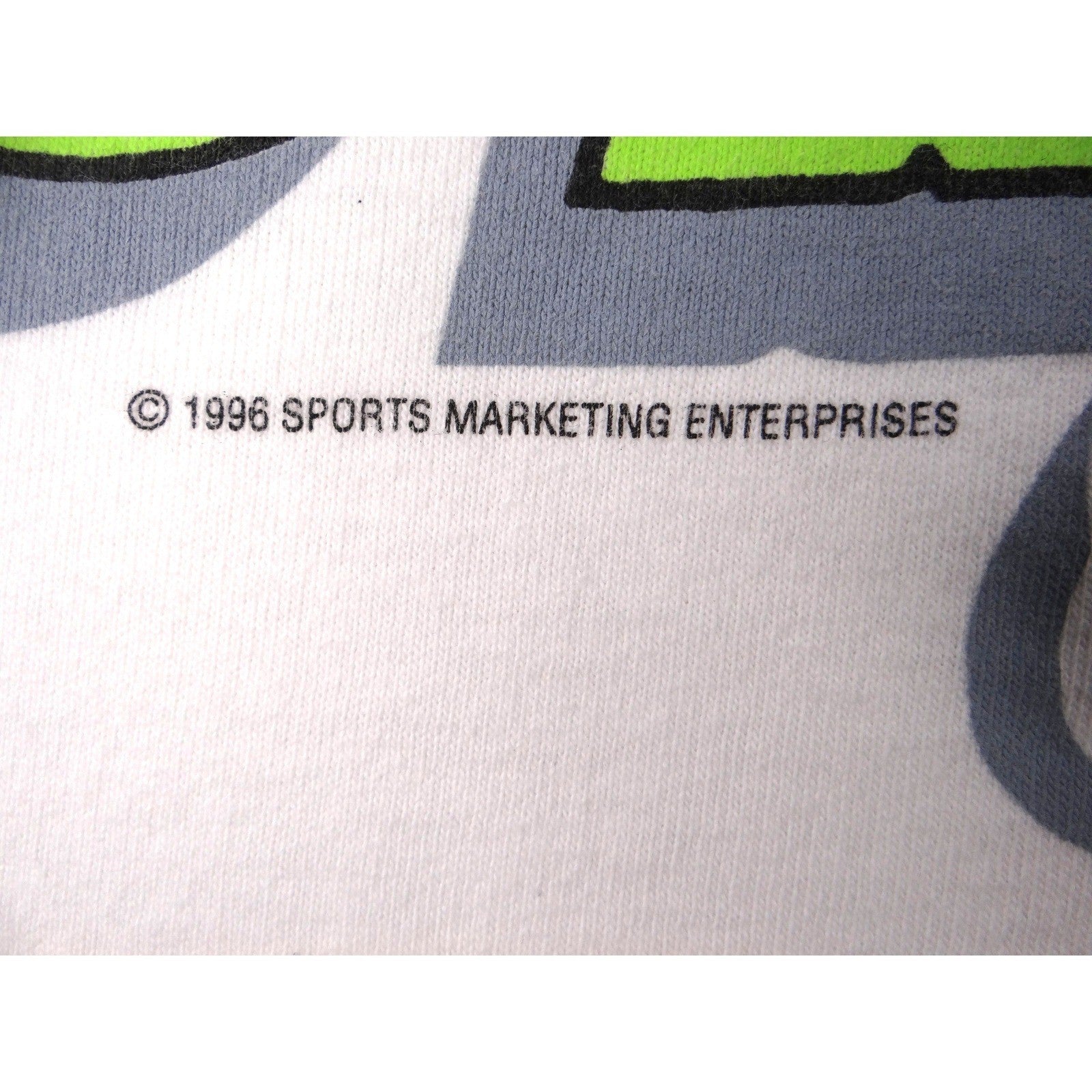 Vintage Smokin Joes Racing tank top featuring Jimmy Spencer graphics White Neon