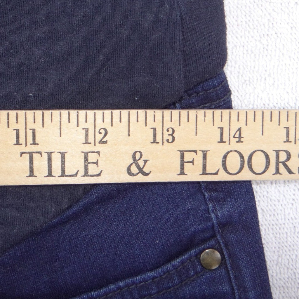 Thyme Maternity Slim Fit Jeans Blue Over Belly Panel XS/TP
