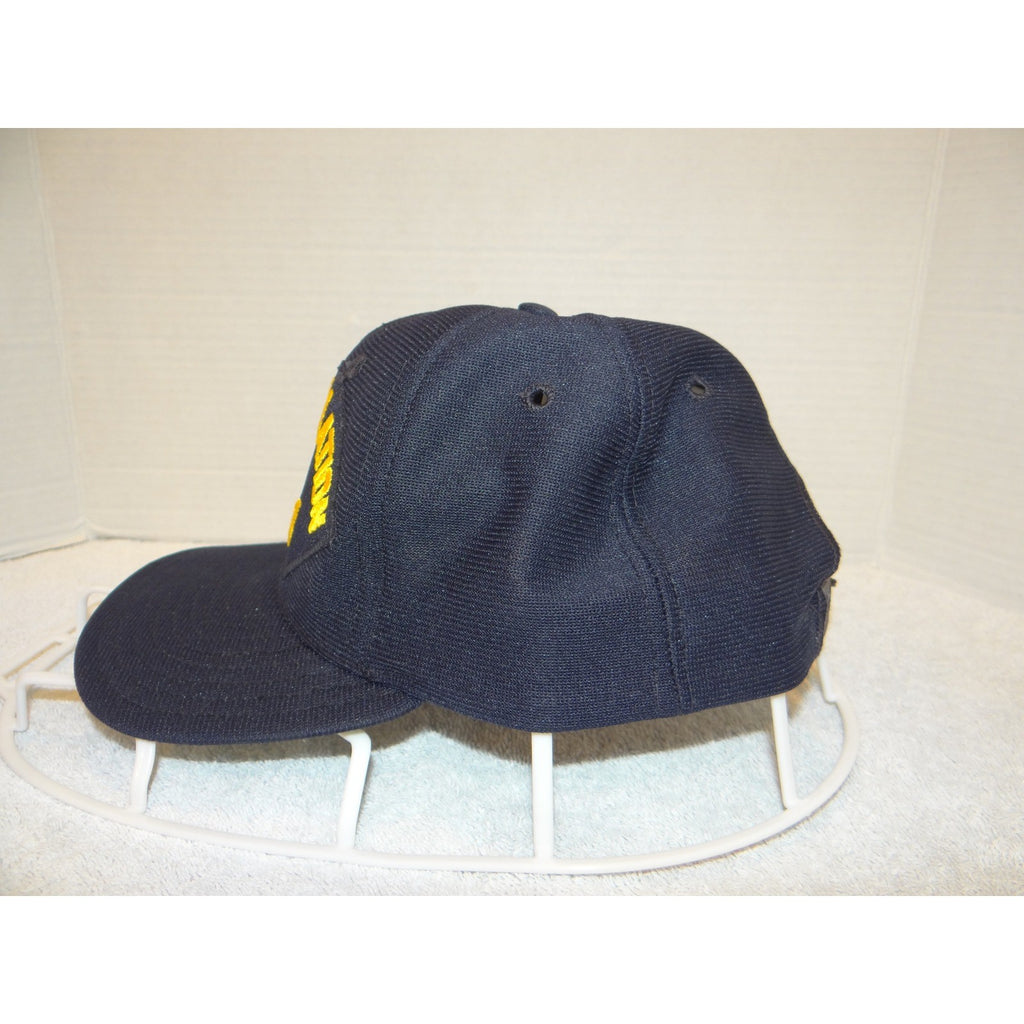 New Era USS Constellation CV-64 Snapback Hat Mens Navy Blue Vintage Made in USA