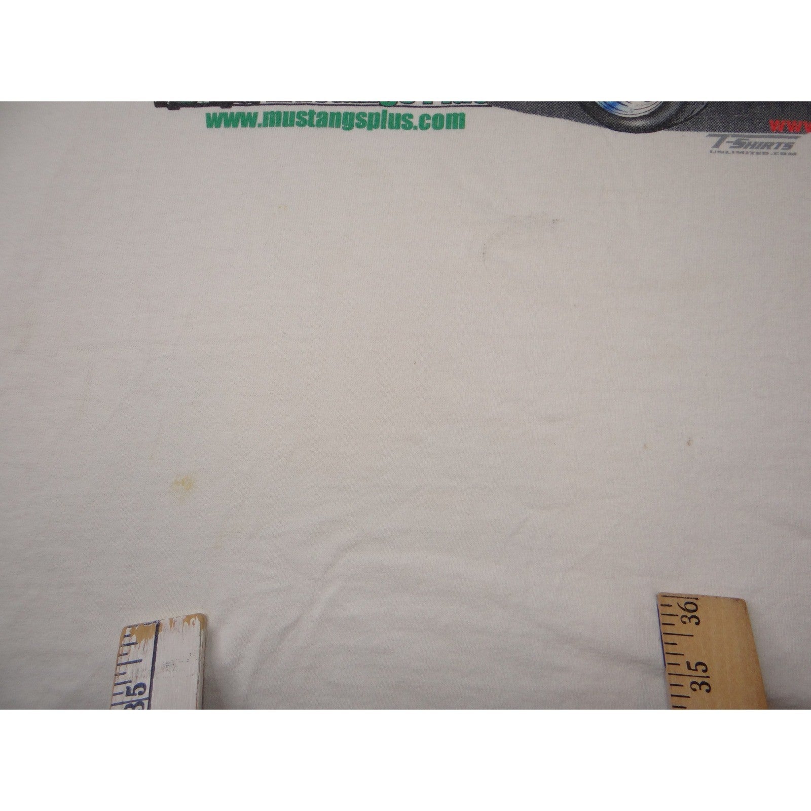 White Gildan Ultra Cotton 64 1/2 The 1st of The First Mustang T Shirt Size 2XL