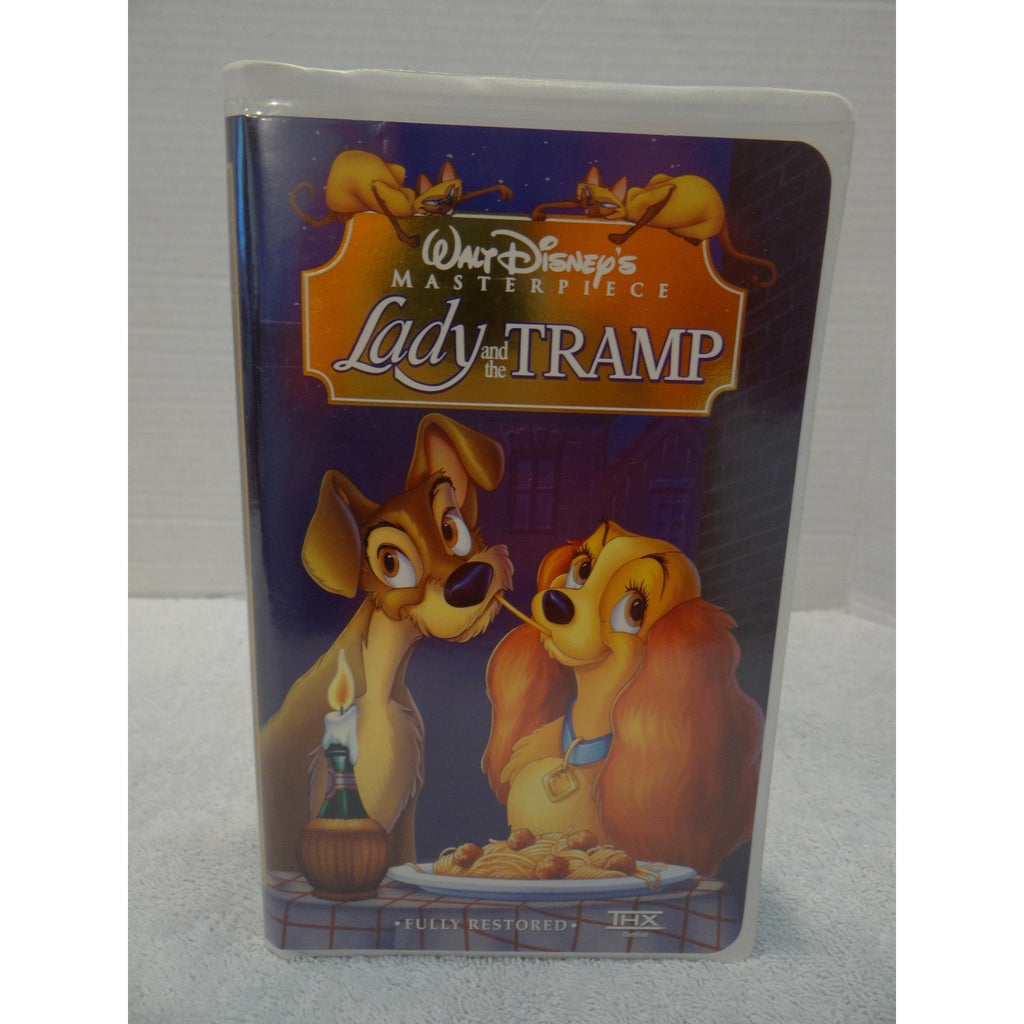 Lady and the Tramp VHS Walt Disney Masterpiece Collection Fully Restored