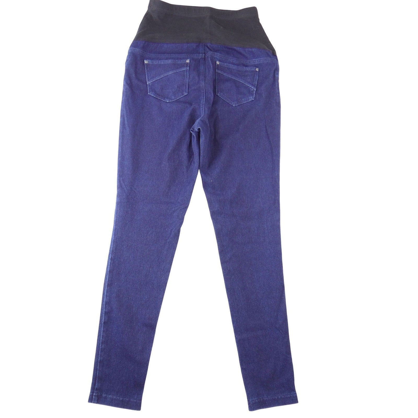Time and Tru Maternity Skinny Jeans Dark Wash Blue Full Belly Panel Small 4-6