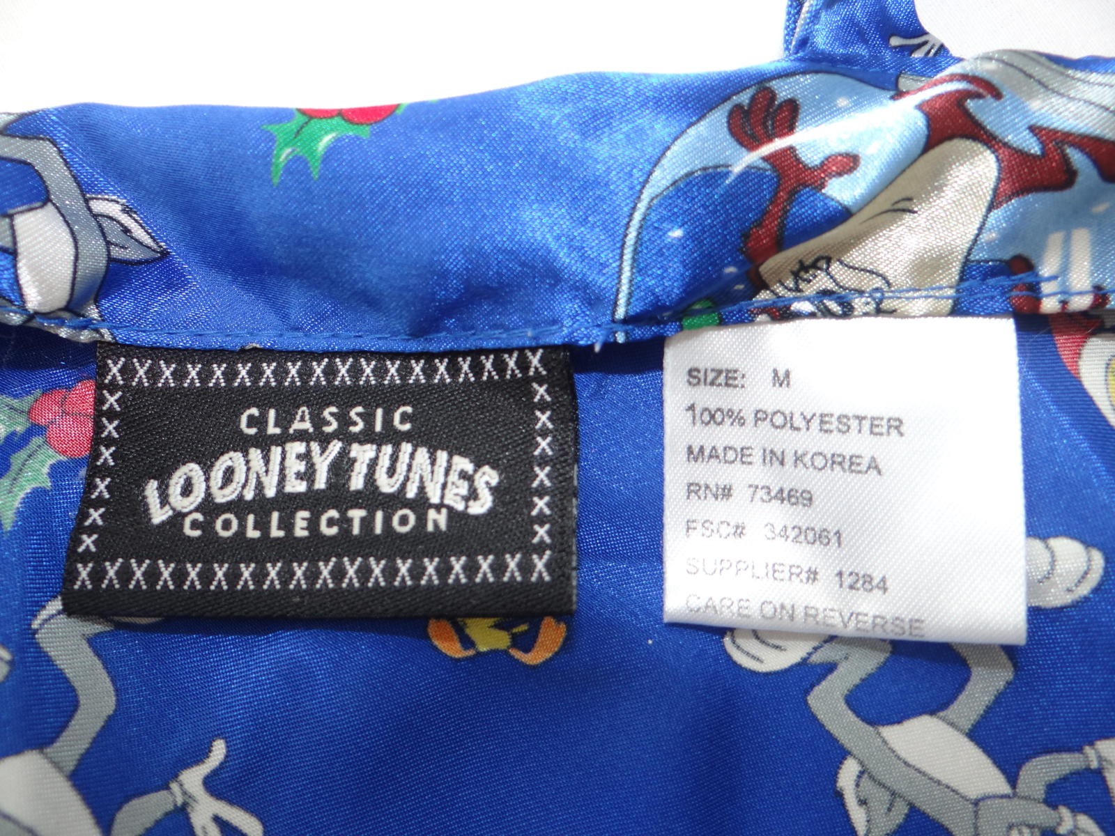 Vintage 1998 Classic Looney Tunes Collection Christmas Night Gown - Slip Dress