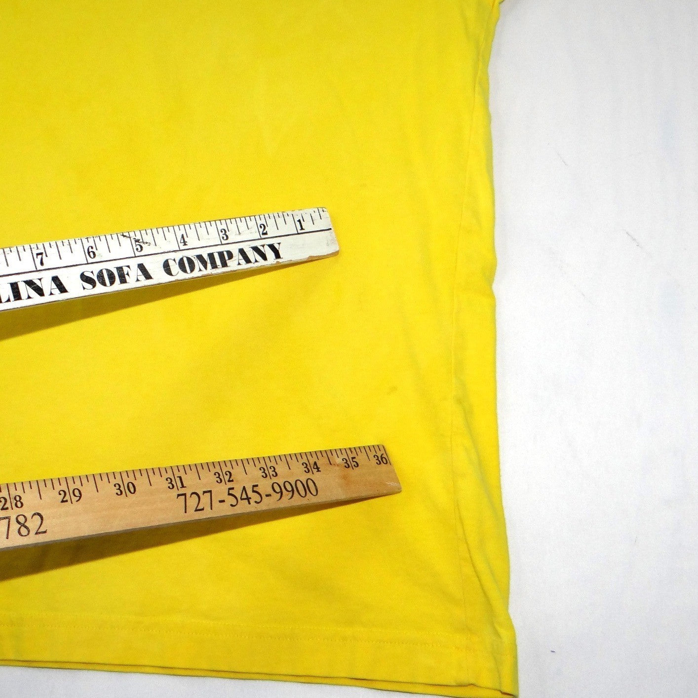 Maurice Malone Mojans Denim Equipment Yellow T Shirt Men's