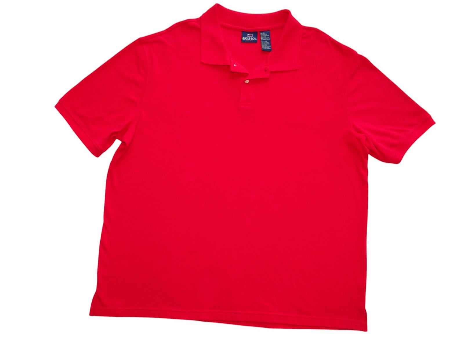 Bugle Boy Men's Red Polo Shirt XL
