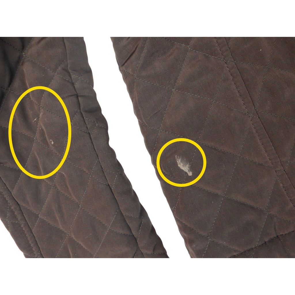 Esprit Quilted Hooded Toggle Jacket Brown Women's Size Medium Cozy Warm Winter
