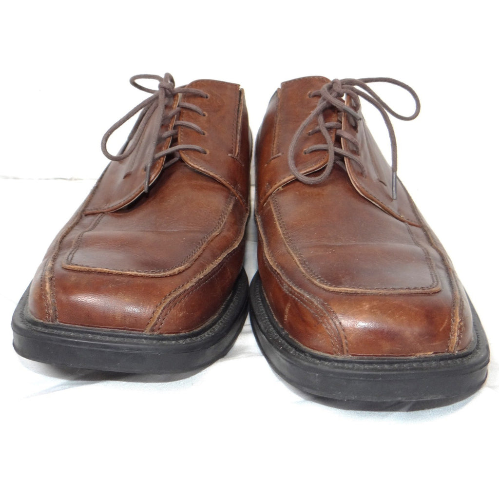 Dockers Mens Brown Leather Square Toe All Motion Comfort Oxford Shoes 9M