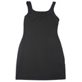 SHEIN Petite Black Tank Dress Mini Scoop Neck Sleeveless Bodycon Size S