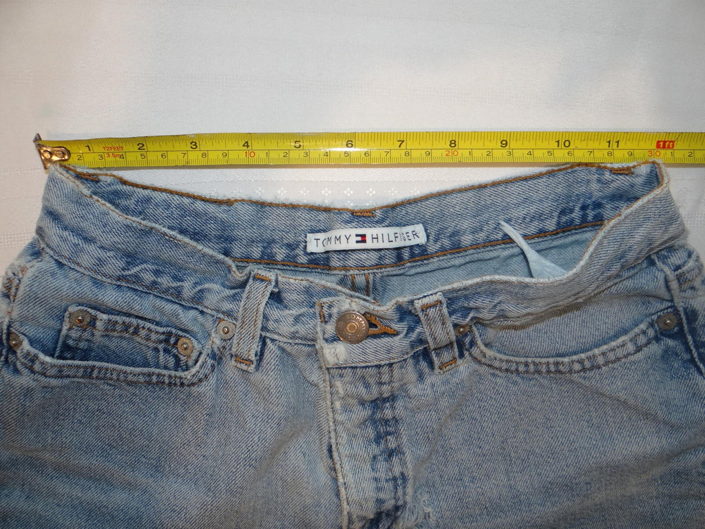 Y2K Tommy Hilfiger Women's Denim Shorts Light Wash