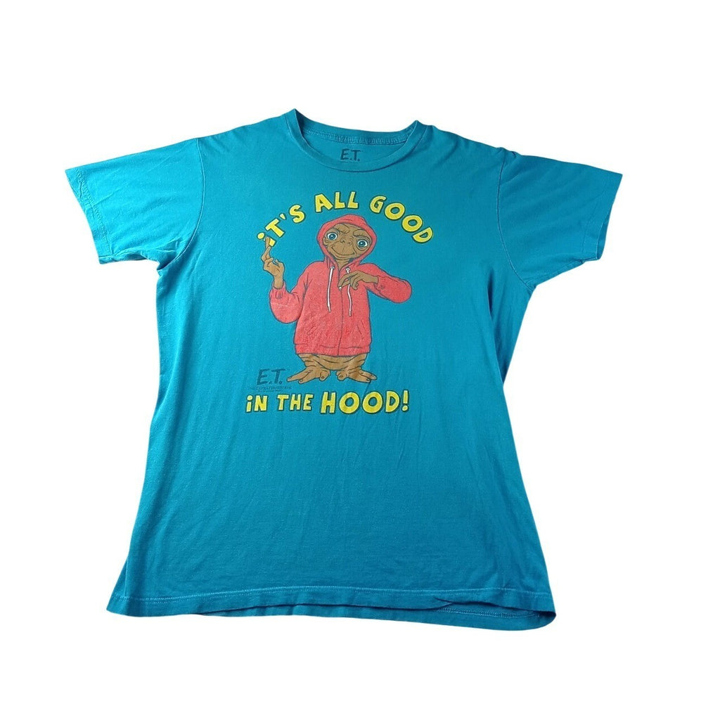 ET The Extra Terrestrial T Shirt Mens Graphic Tee Blue Ripple Junction
