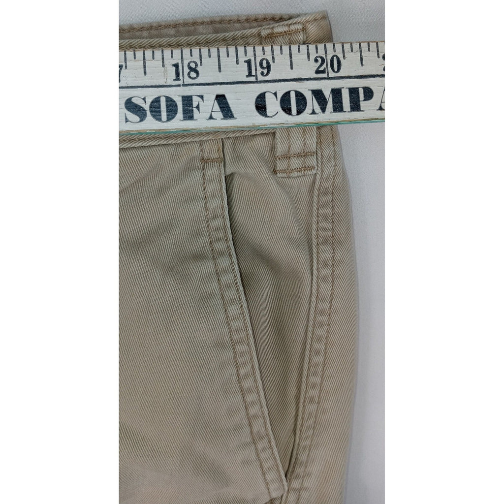 Eddie Bauer Mens Tan Cargo Pants Cotton Casual Outdoor Size XL